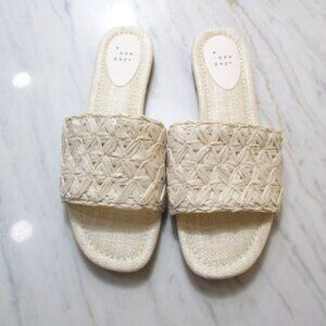 Slip on Raffia Strap Sandal from Target "a new day."  Ladies Sz 10